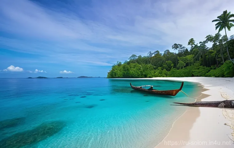 솔로몬 제도 블루 홀 - **Prompt 2: "An underwater panorama showcasing a thriving coral garden within a Solomon Islands Blue...